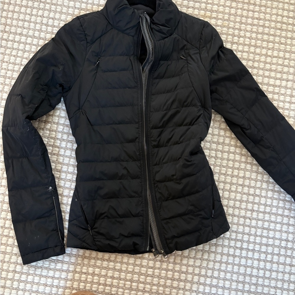 Lulu Lemon Black Quilted Jacket